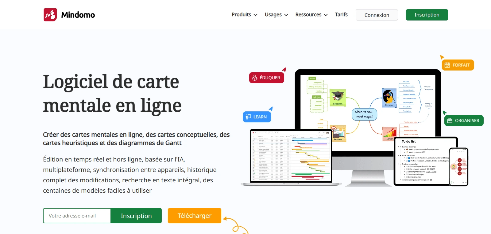 Screenshot de Mindomo