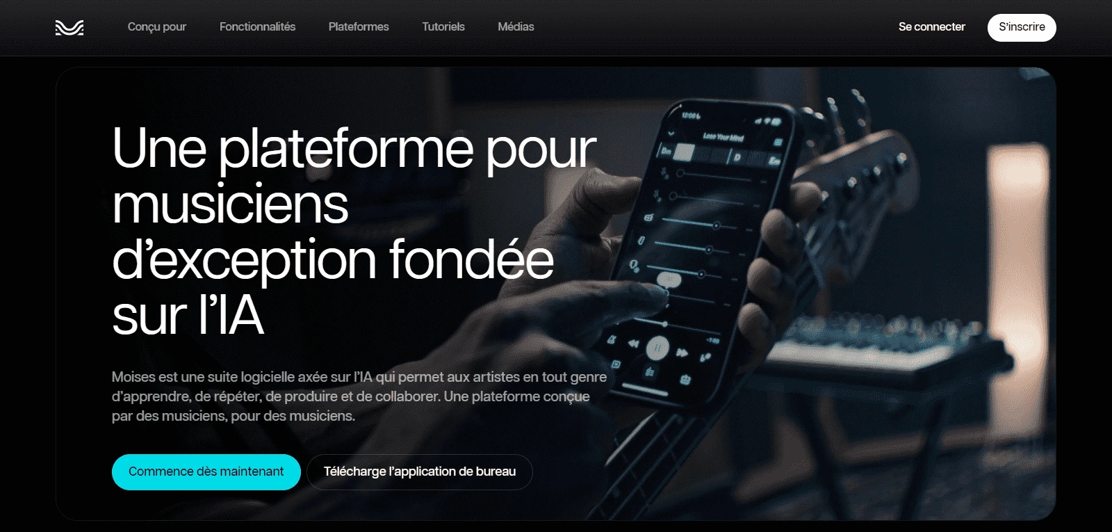 Screenshot de Moises AI