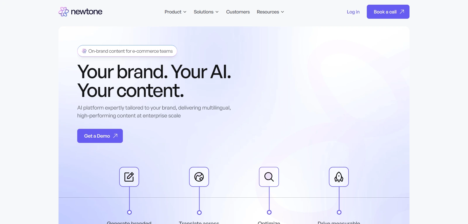 Screenshot de Newtone.ai