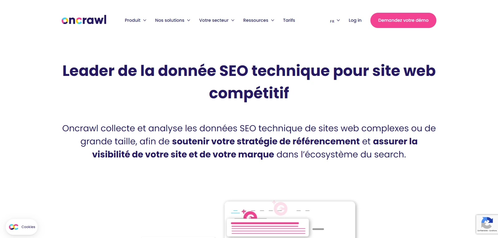 Screenshot de OnCrawl