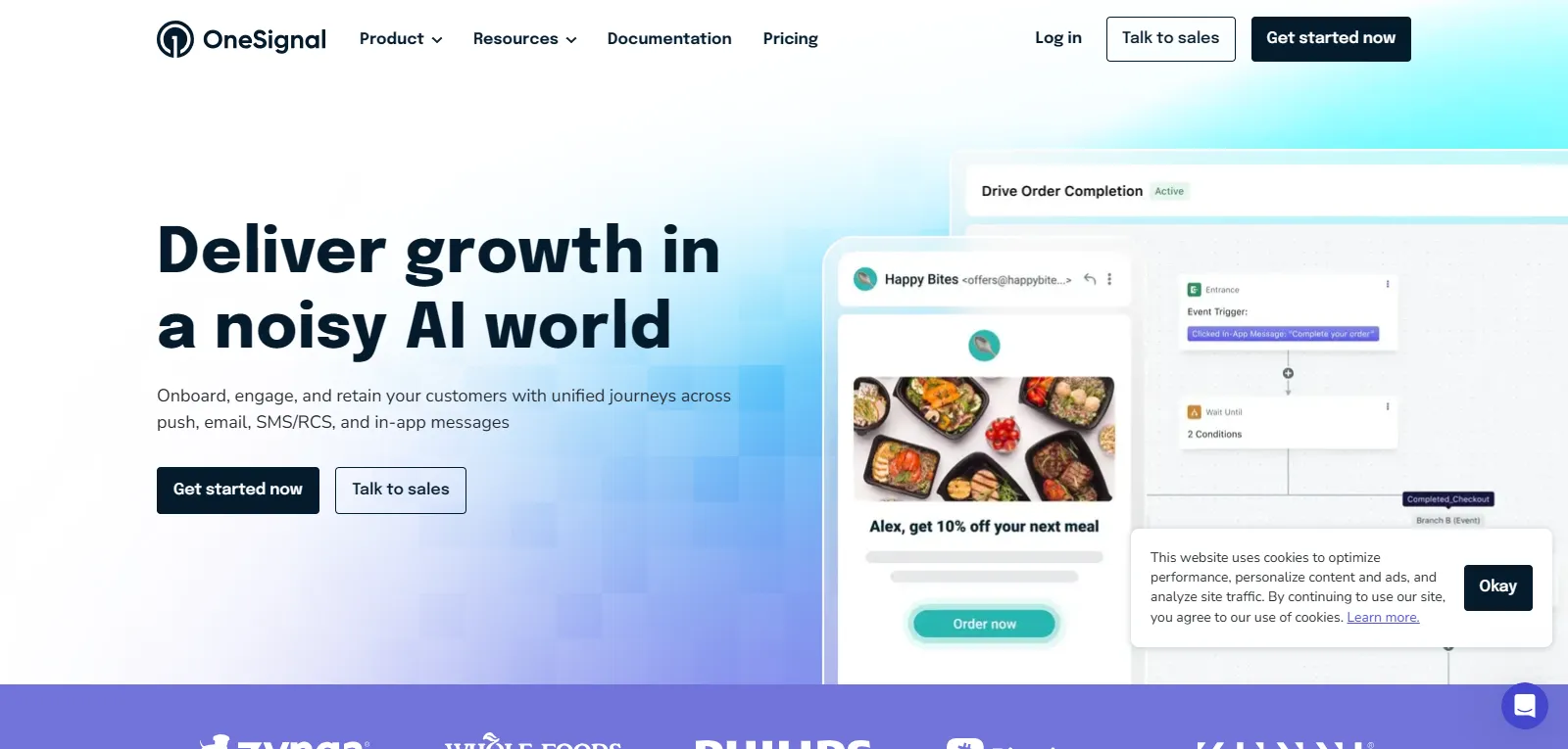 Capture d'écran de OneSignal