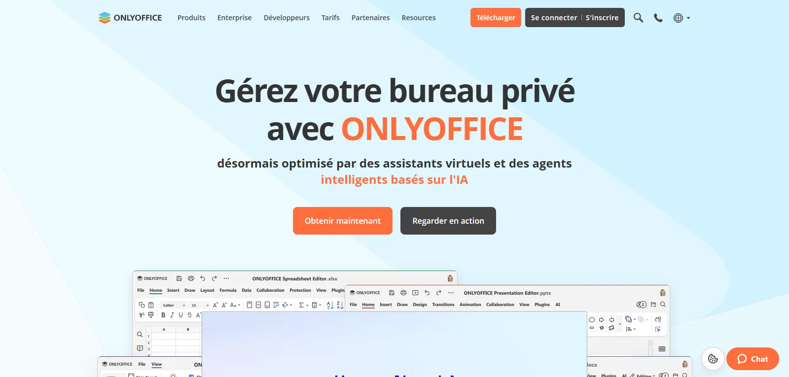 Capture d'écran de ONLYOFFICE 