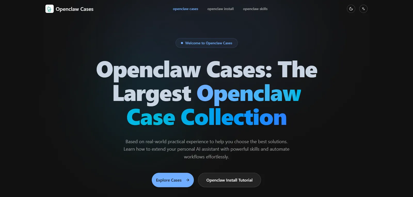 Capture d'écran de Openclaw Cases