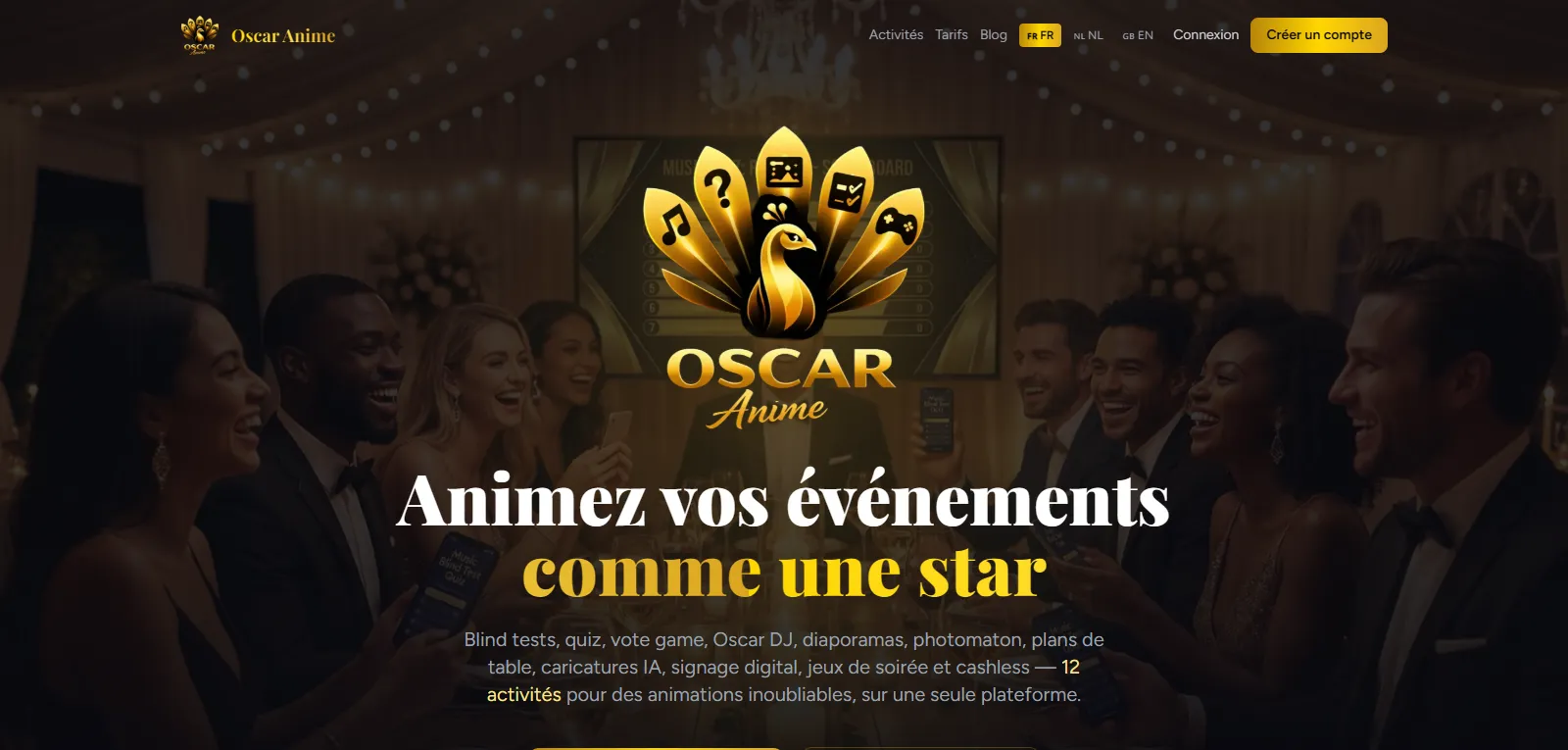 Capture d'écran de Oscar Anime
