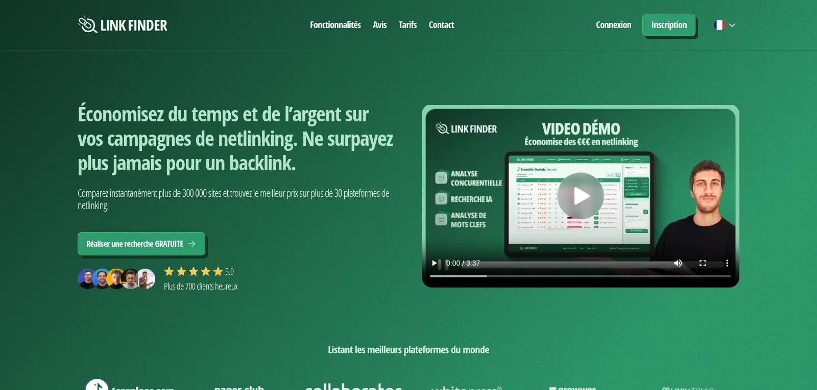 Capture d'écran de Link Finder