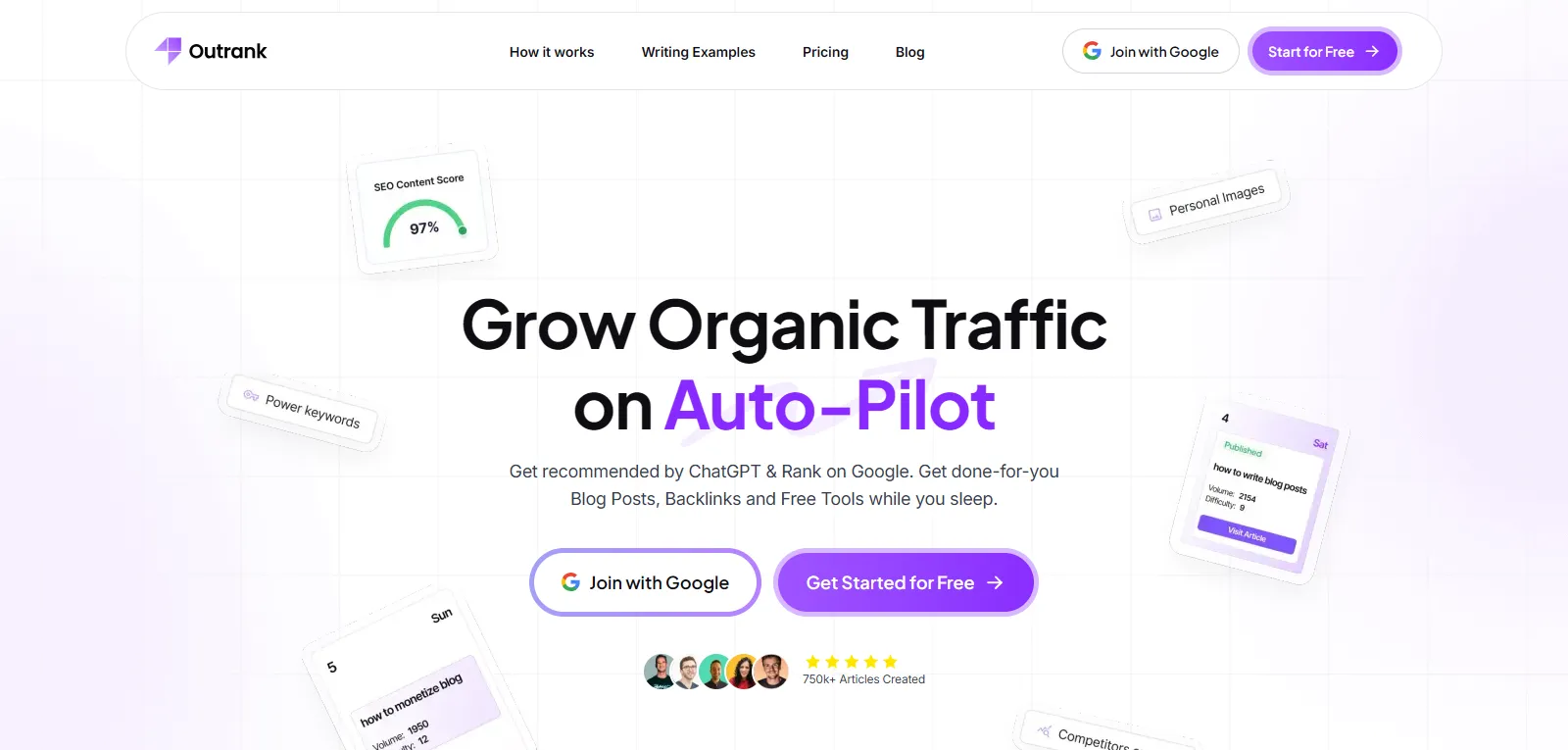 Capture d'écran de Outrank