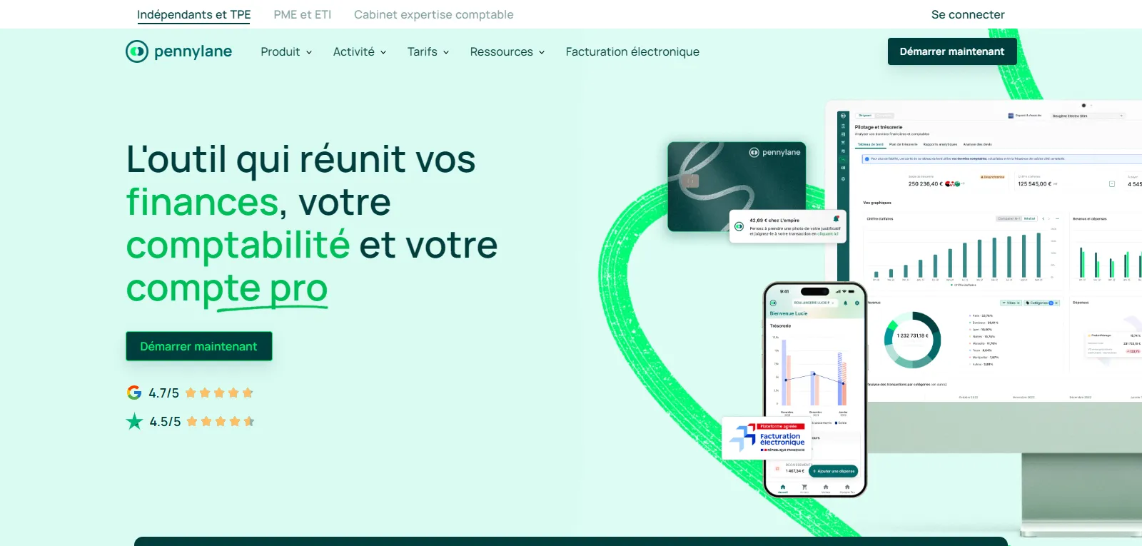 Capture d'écran de Pennylane