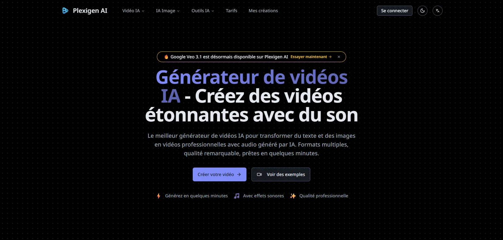 Capture d'écran de Plexigen AI