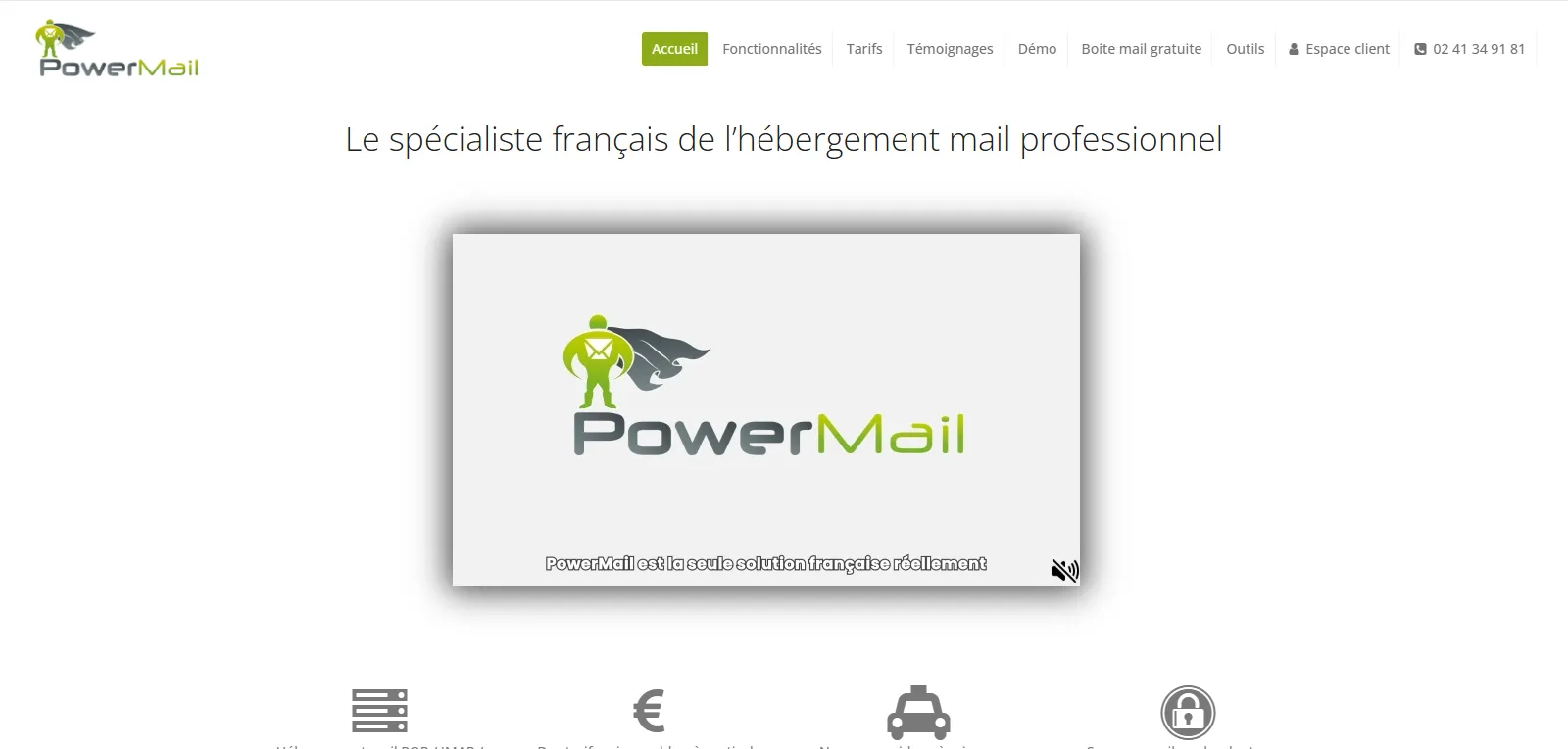 Capture d'écran de Powermail