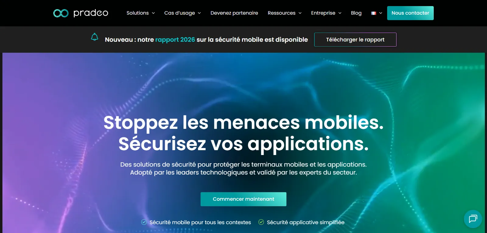 Capture d'écran de Pradeo
