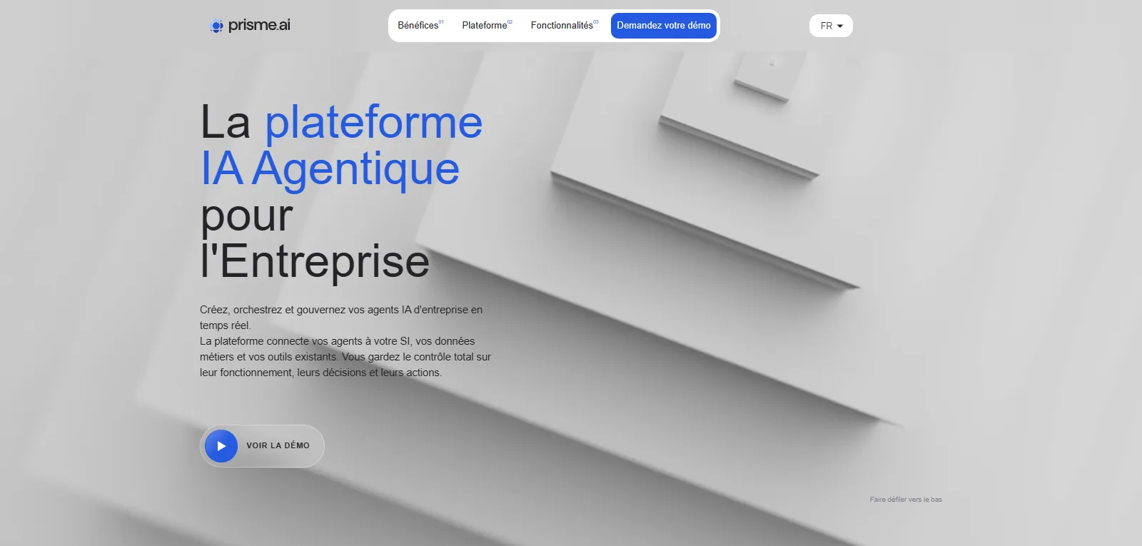 Capture d'écran de prisme.ai