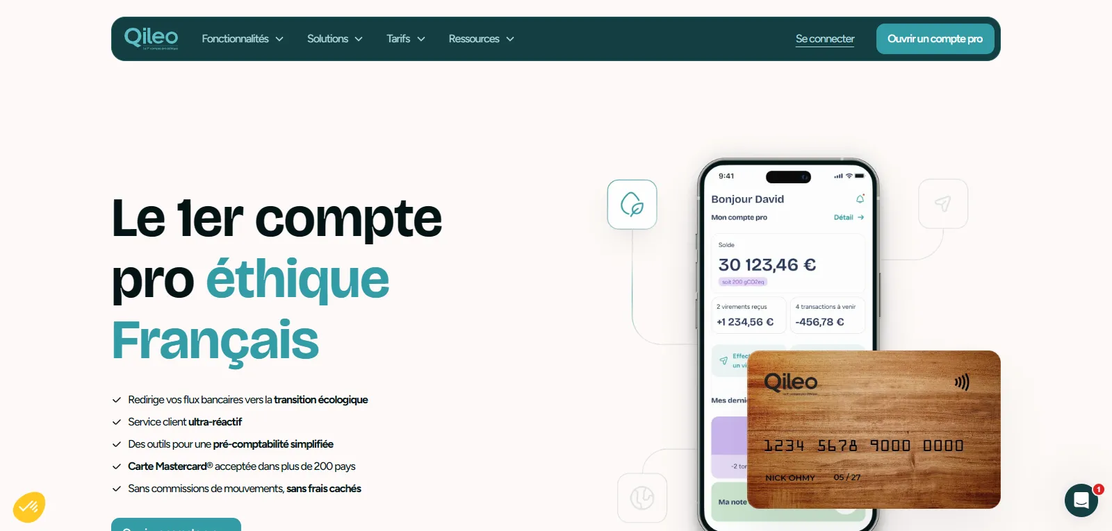 Capture d'écran de Qileo