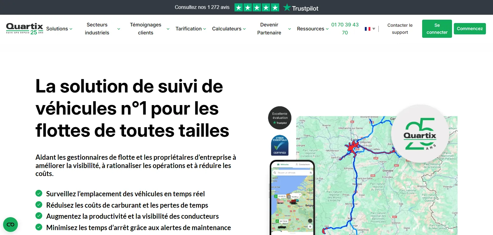 Capture d'écran de Quartix