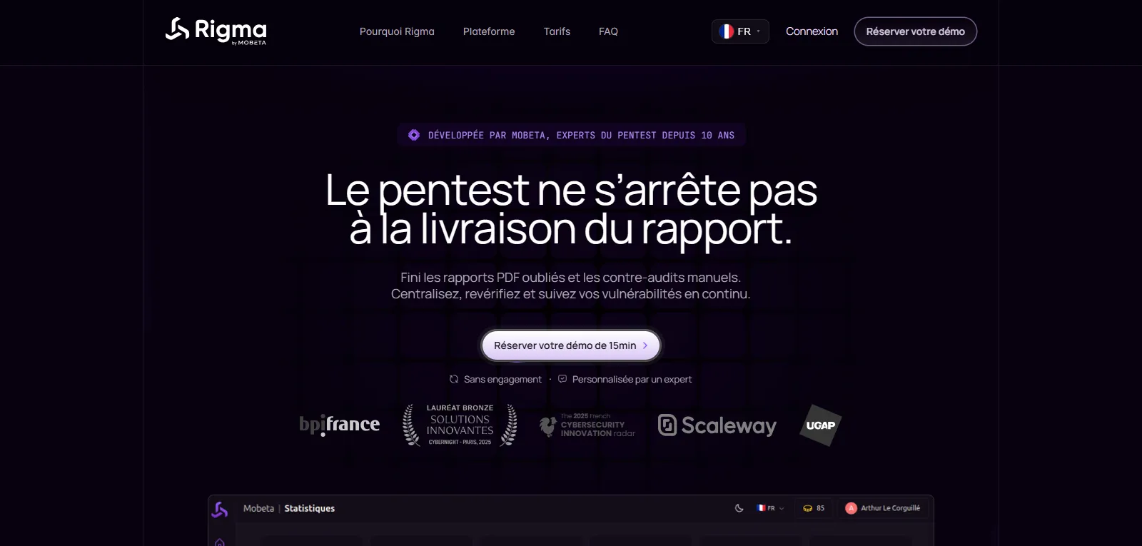 Capture d'écran de Rigma