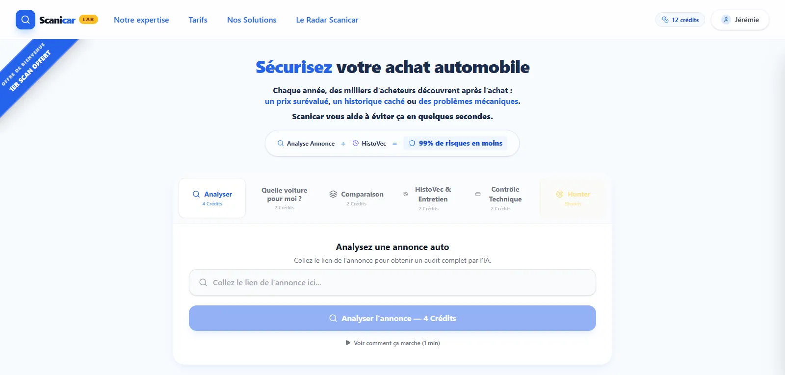Capture d'écran de Scanicar
