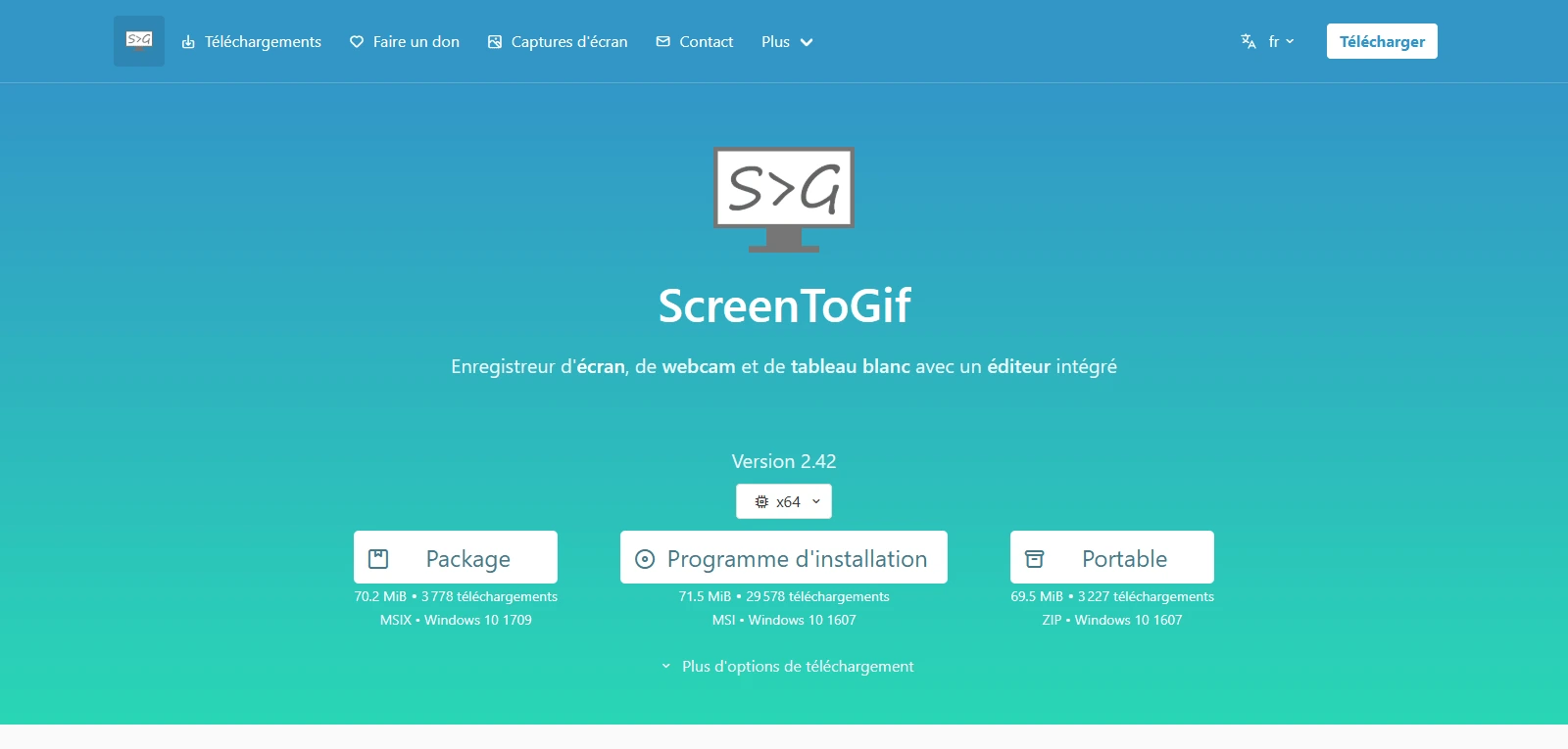 Screenshot de ScreenToGif