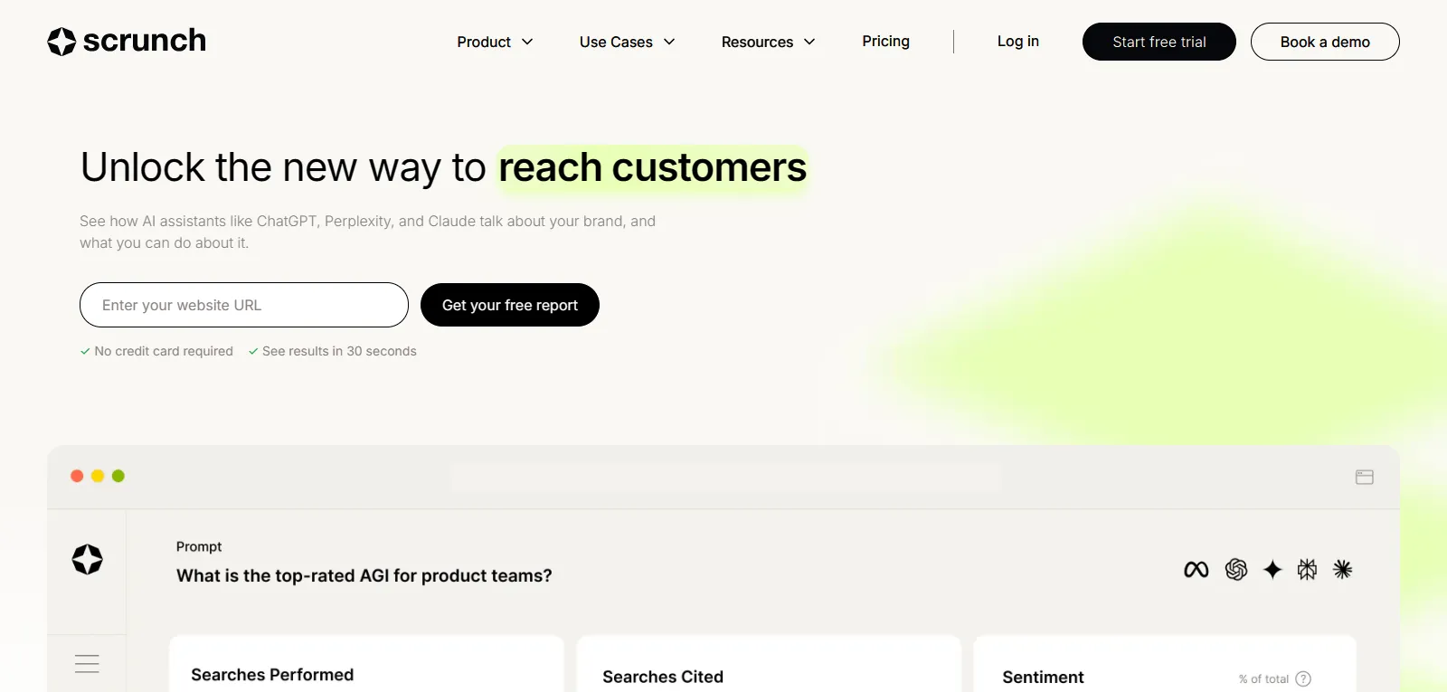 Capture d'écran de Scrunch