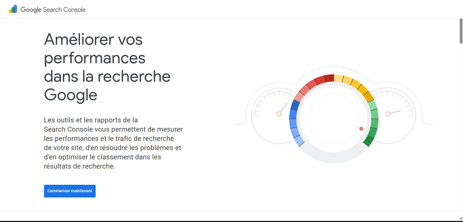 Screenshot de Search Console