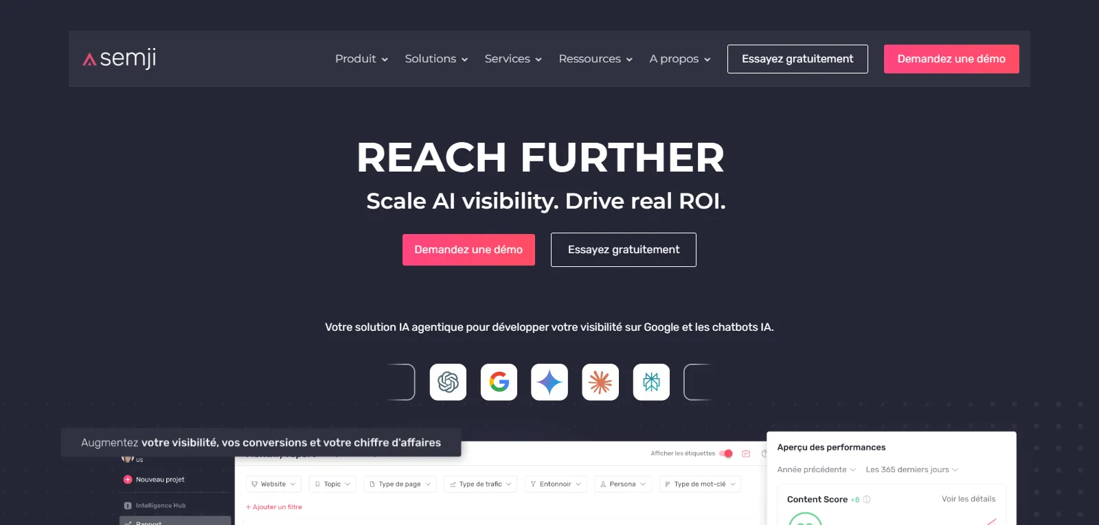 Capture d'écran de Semji