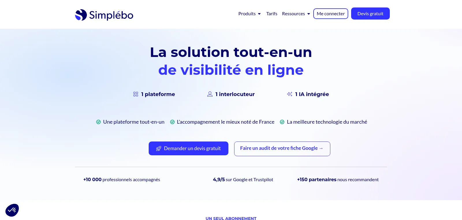 Capture d'écran de Simplébo