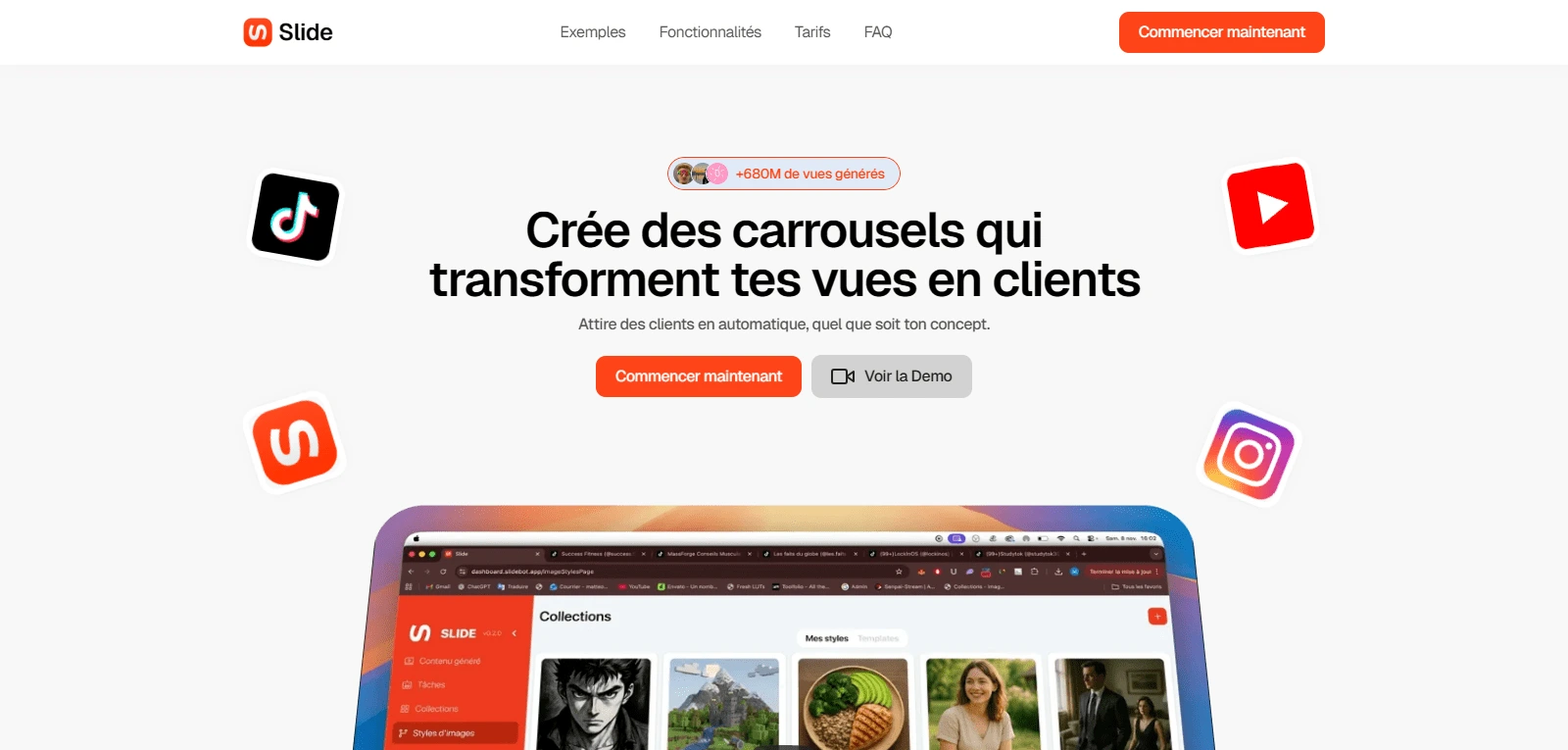 Screenshot de SlideBot