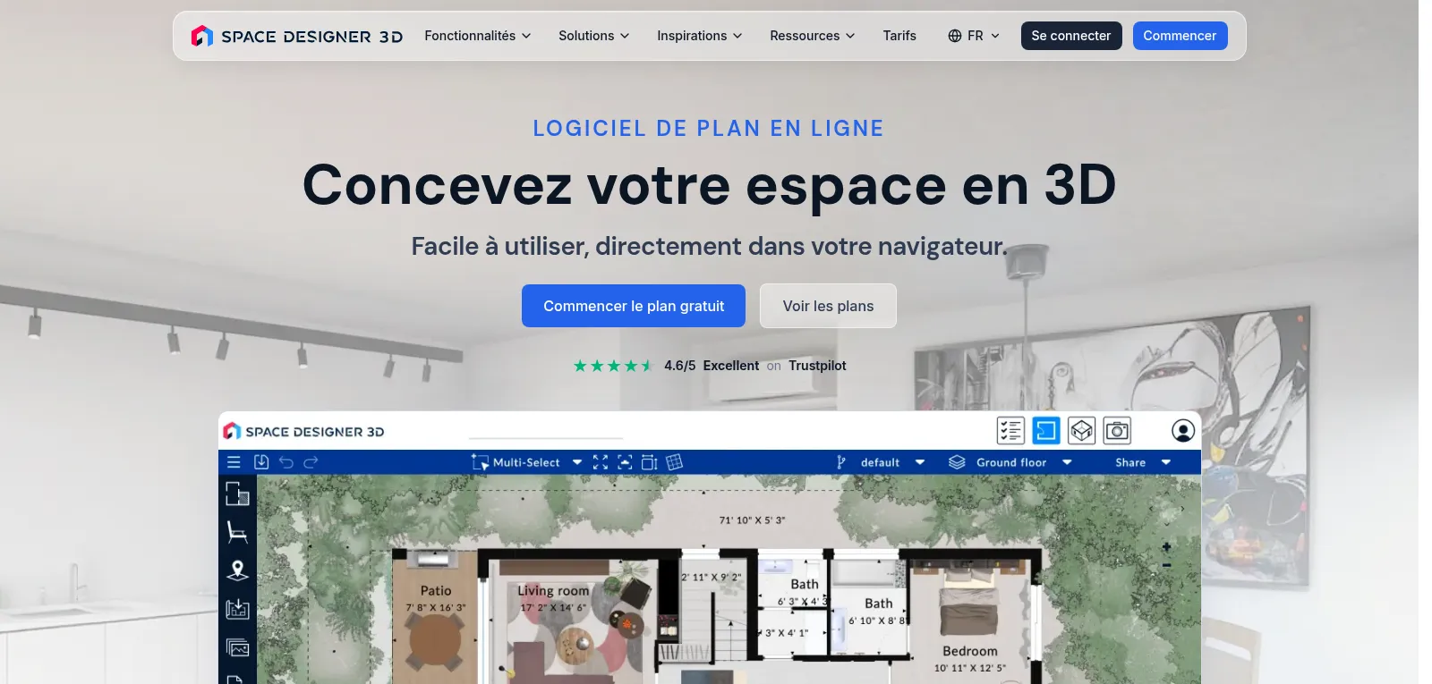 Capture d'écran de Space Designer 3D