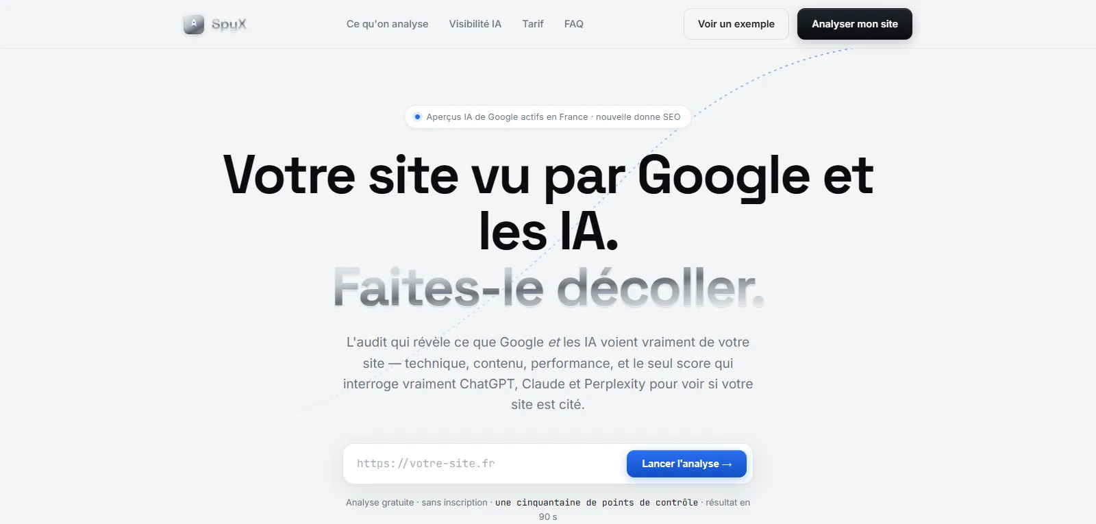 Capture d'écran de SpyX
