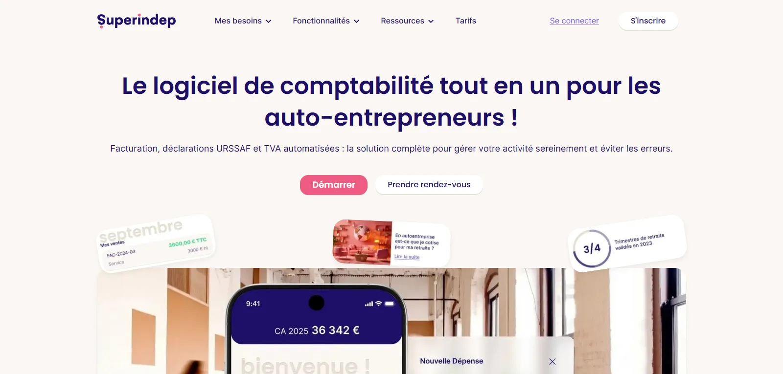 Capture d'écran de Superindep