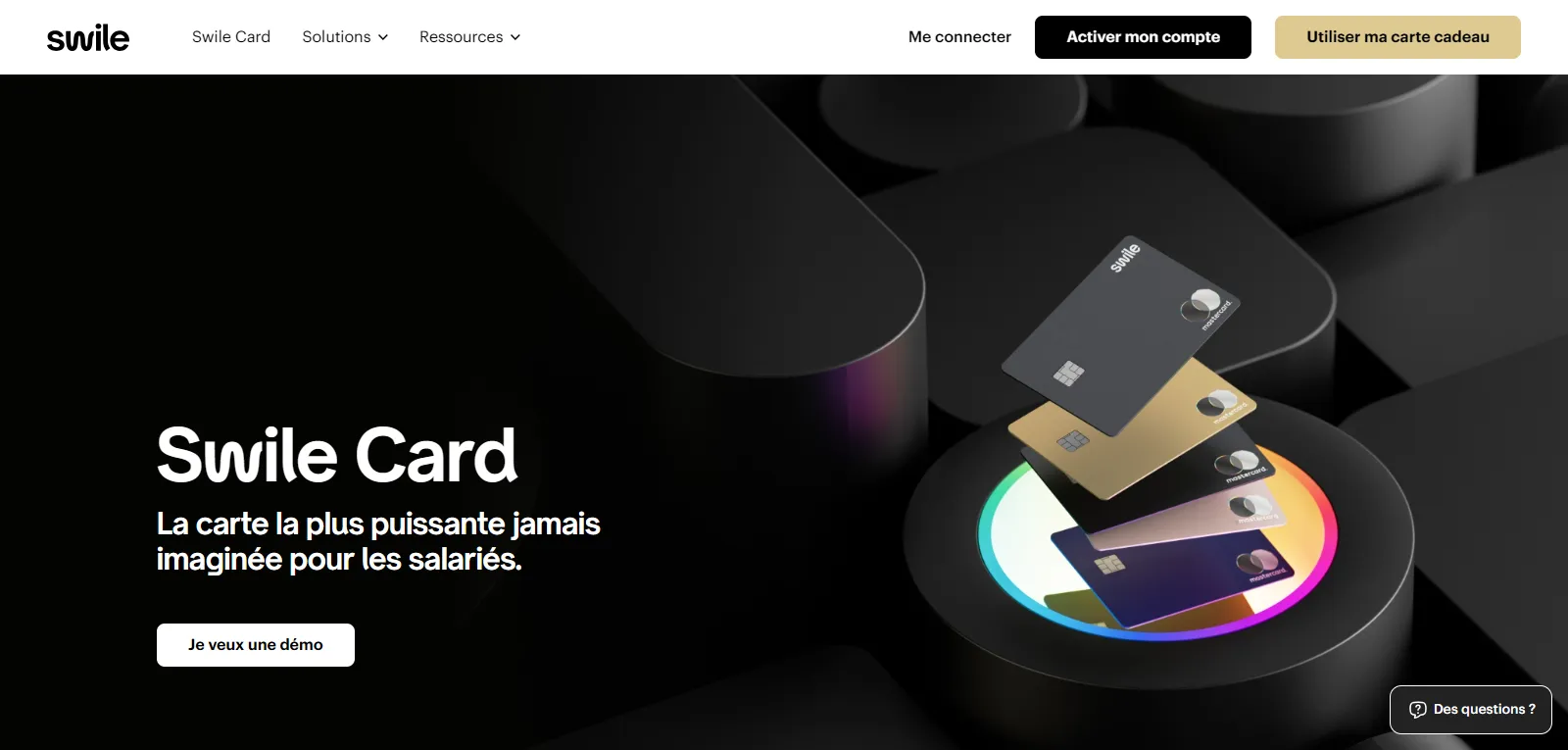 Capture d'écran de Swile