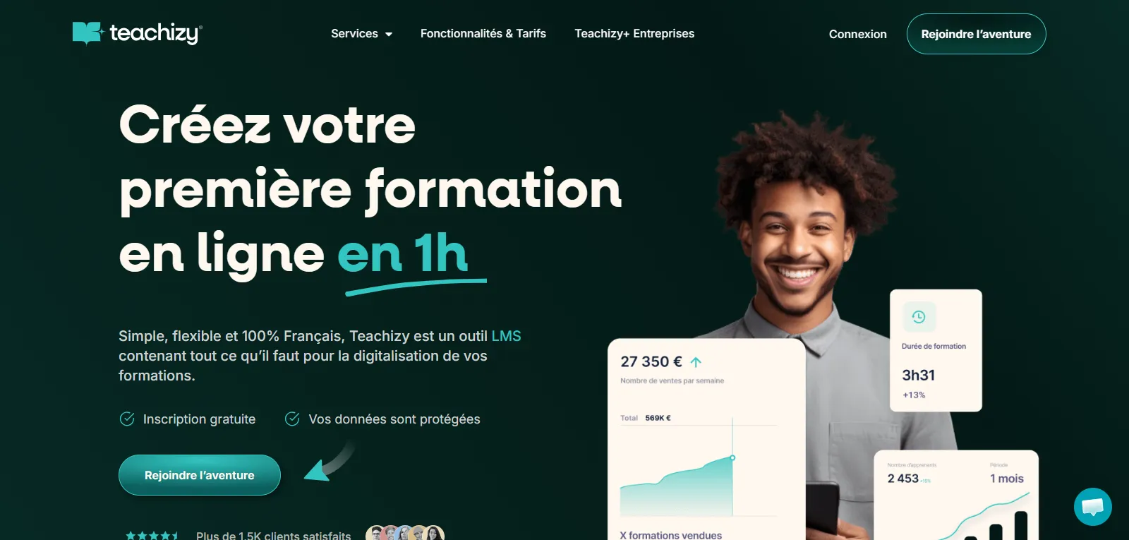 Capture d'écran de Teachizy