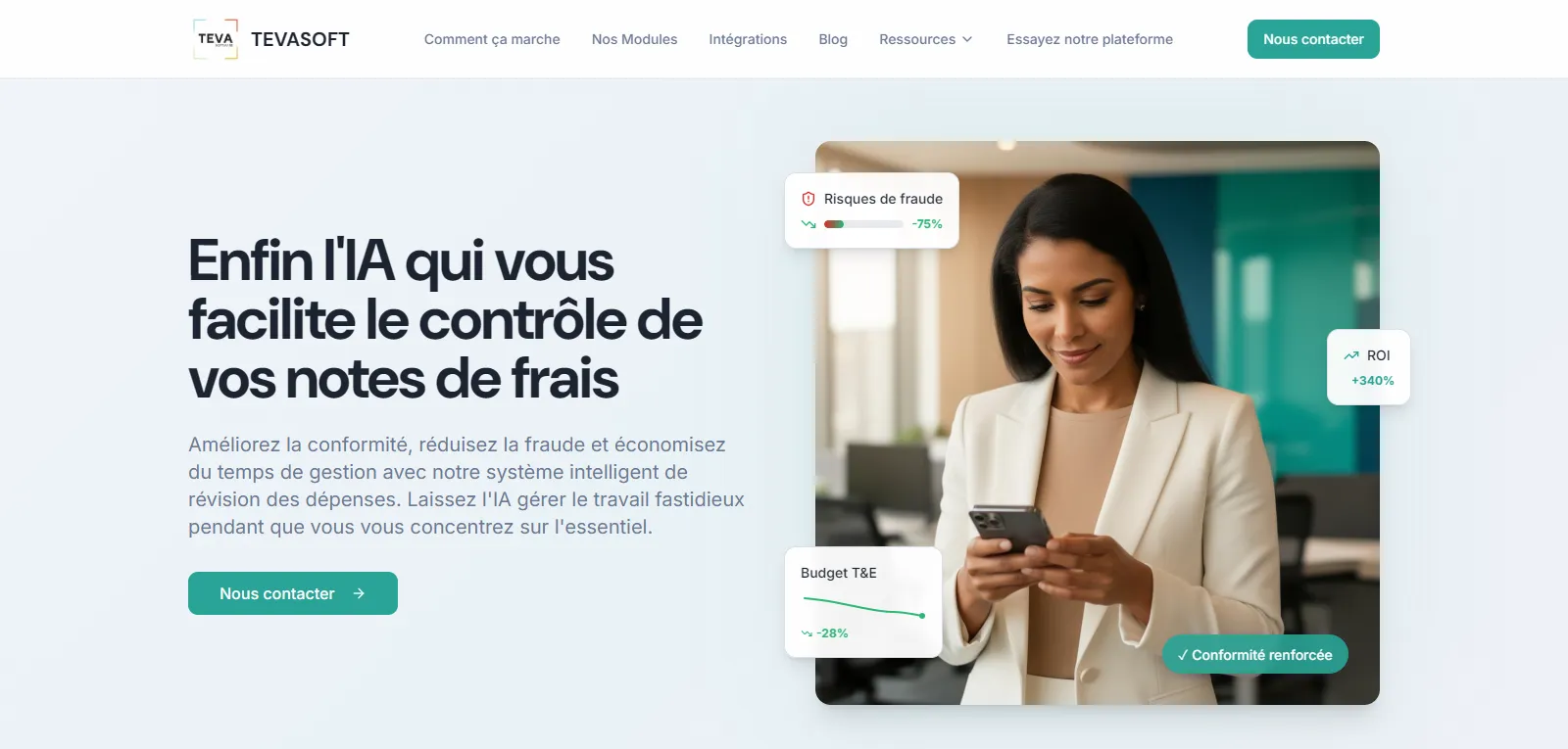 Capture d'écran de TEVASOFT