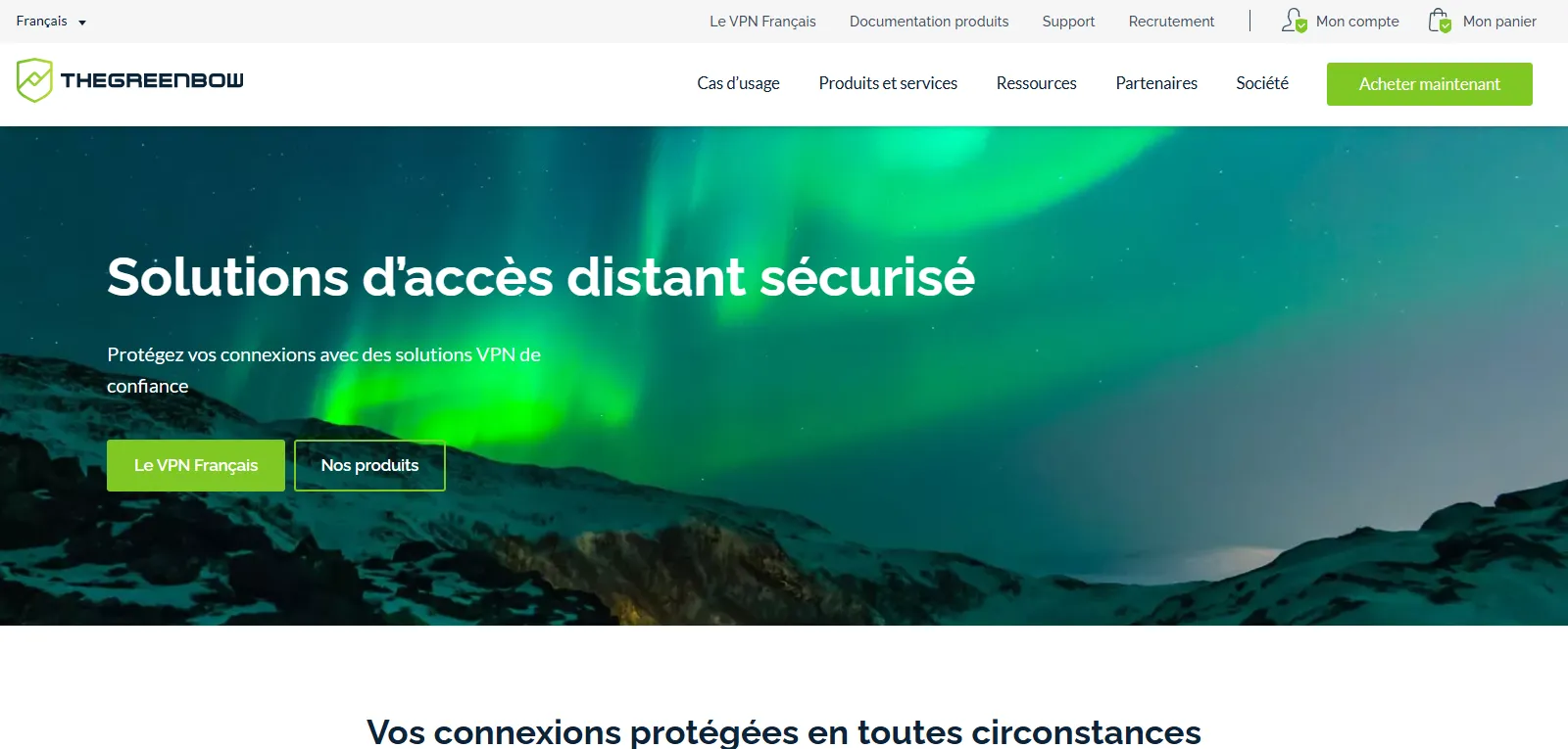 Capture d'écran de TheGreenBow