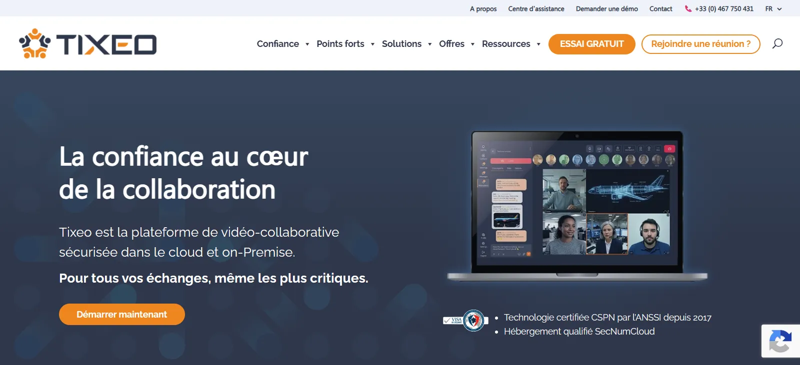 Capture d'écran de Tixeo