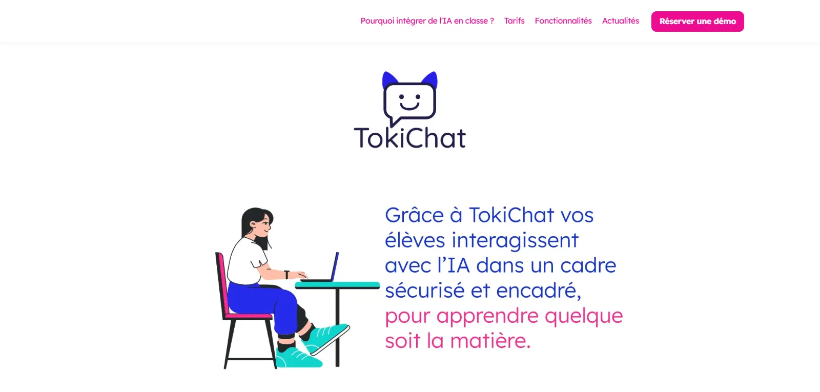 Capture d'écran de Tokichat