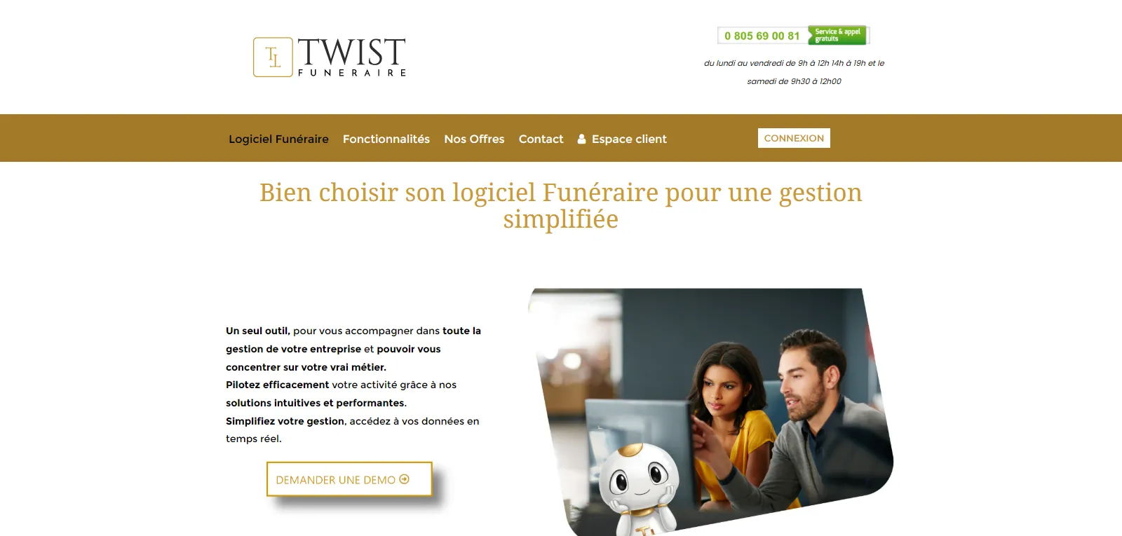 Capture d'écran de Twist funéraire