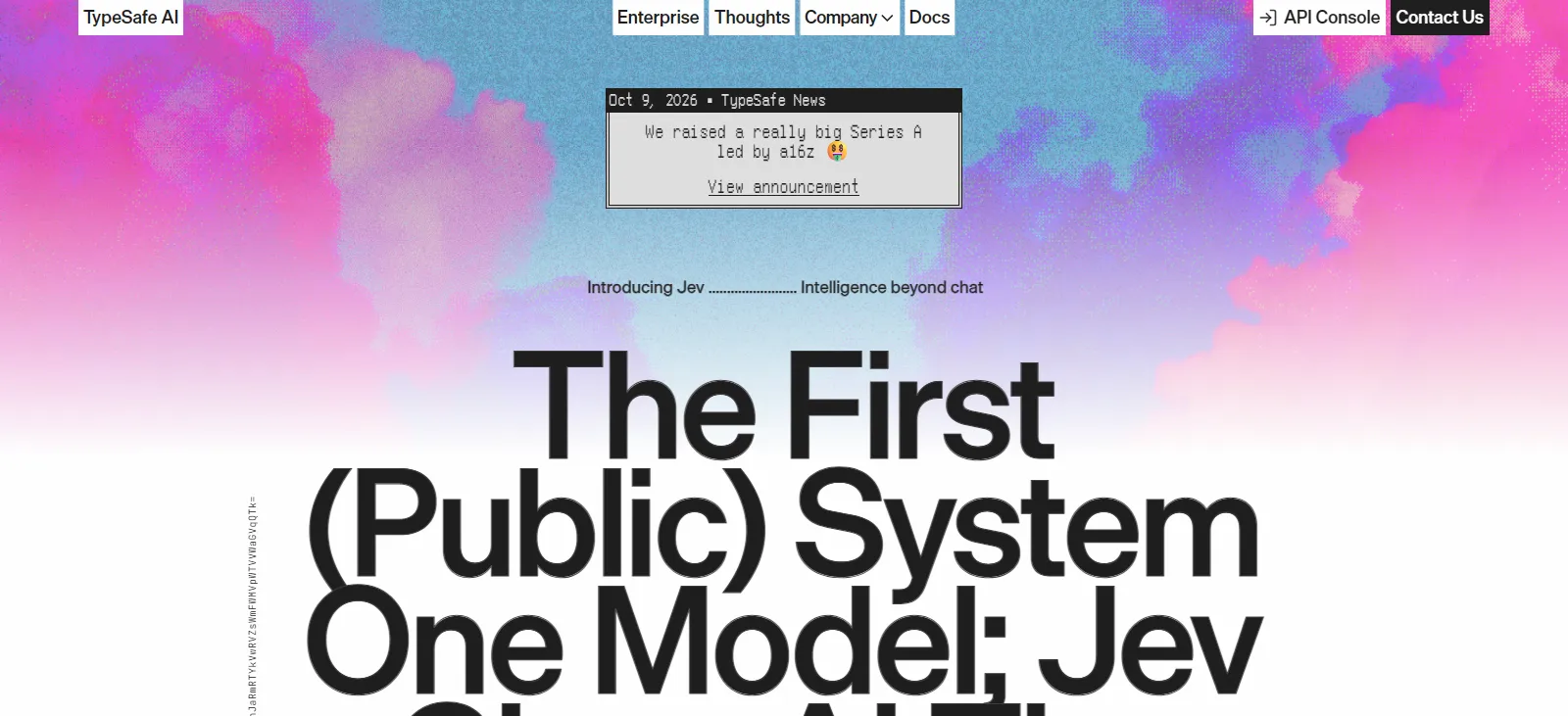 Capture d'écran de TypeSafe AI