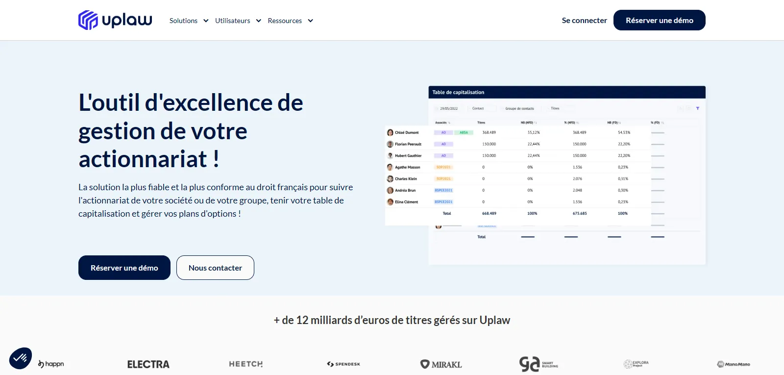 Capture d'écran de Uplaw