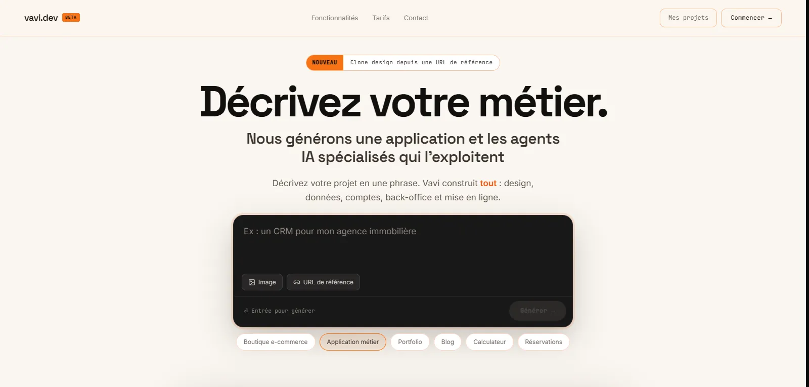 Capture d'écran de vavi