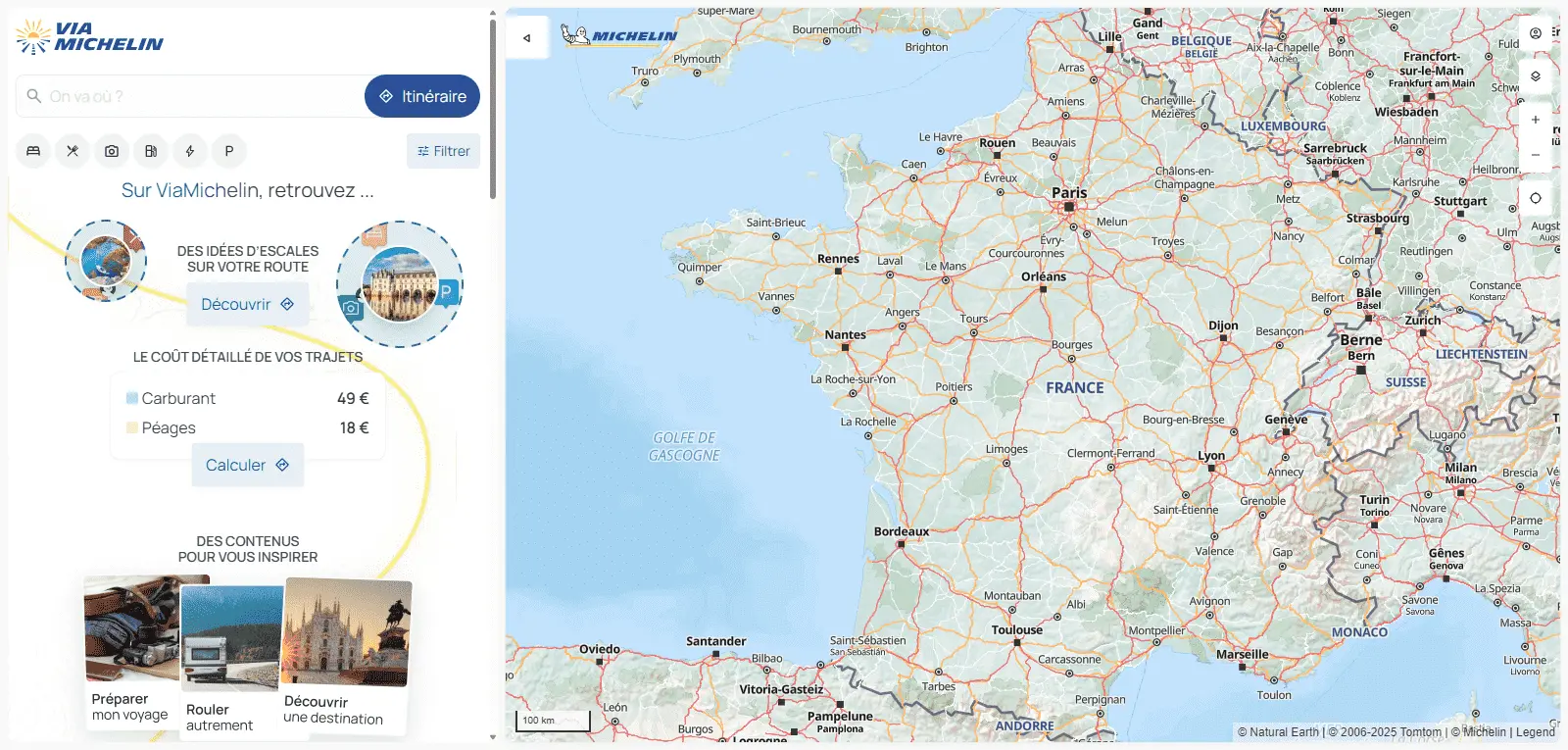 Screenshot de ViaMichelin