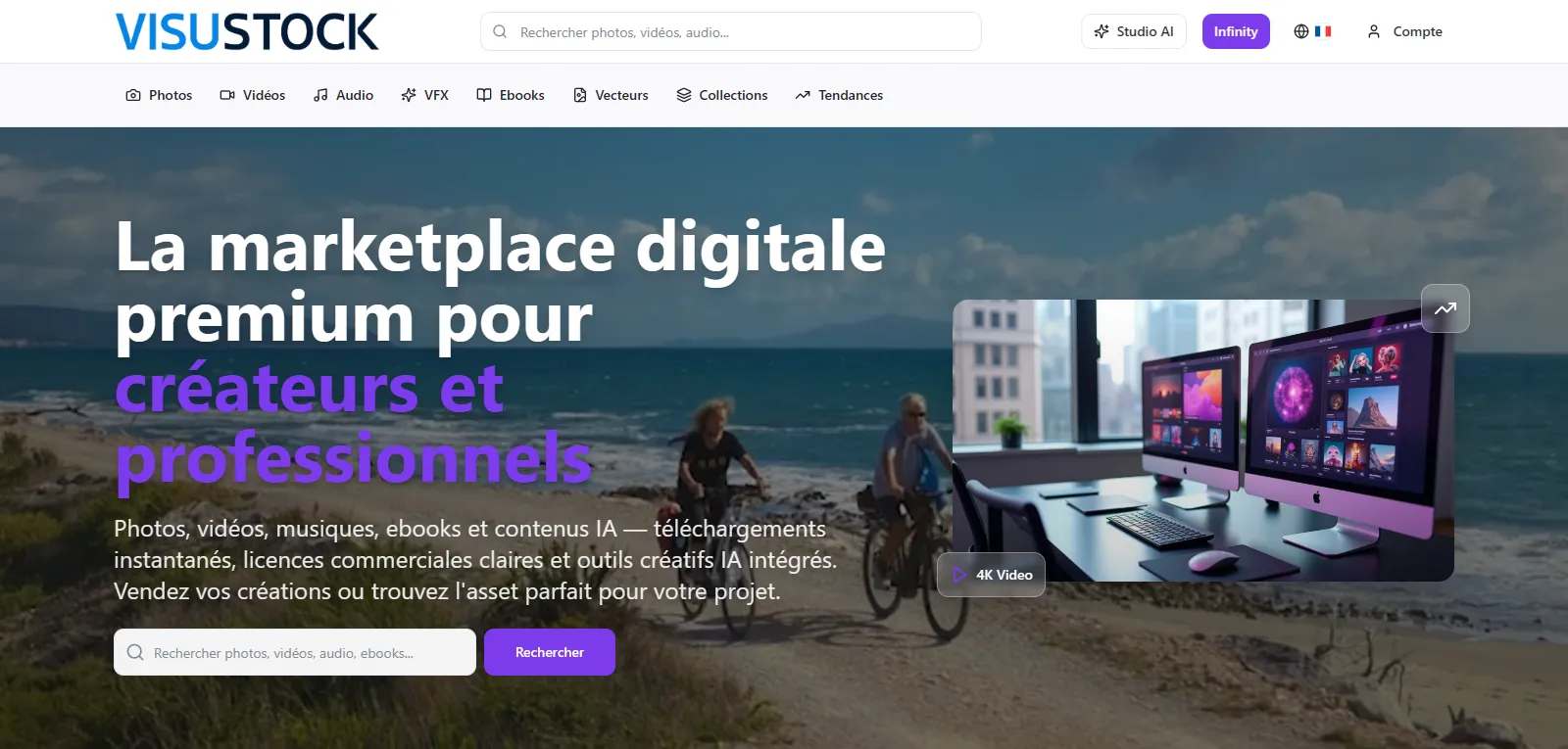 Capture d'écran de Visustock