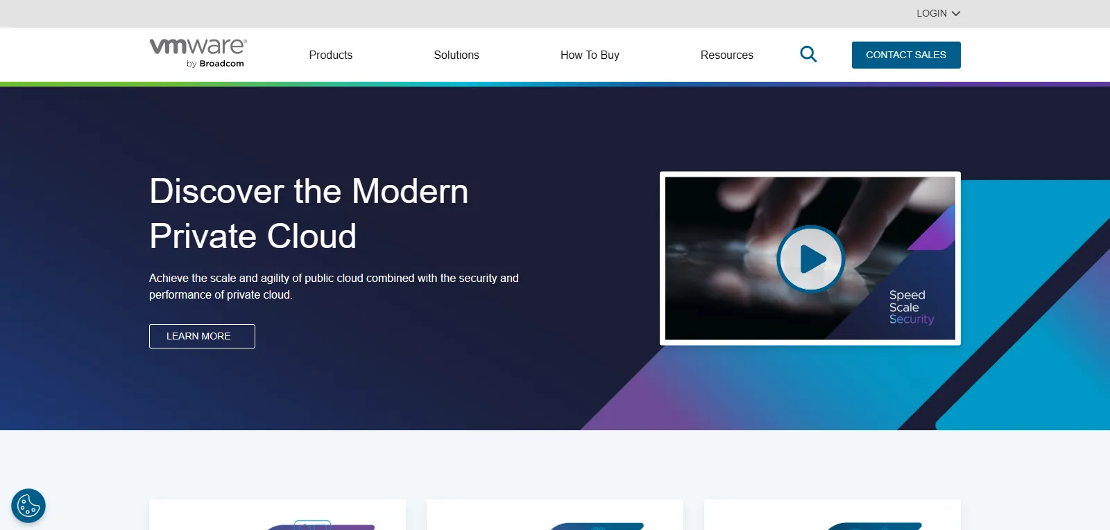 Capture d'écran de VMware