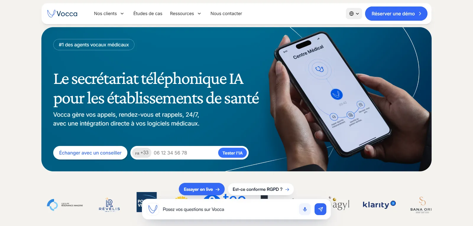 Capture d'écran de Vocca
