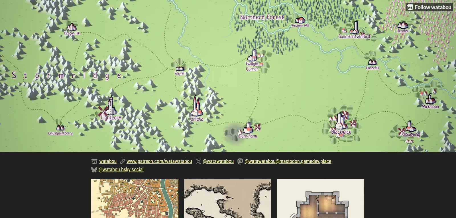 Capture d'écran de Watabou