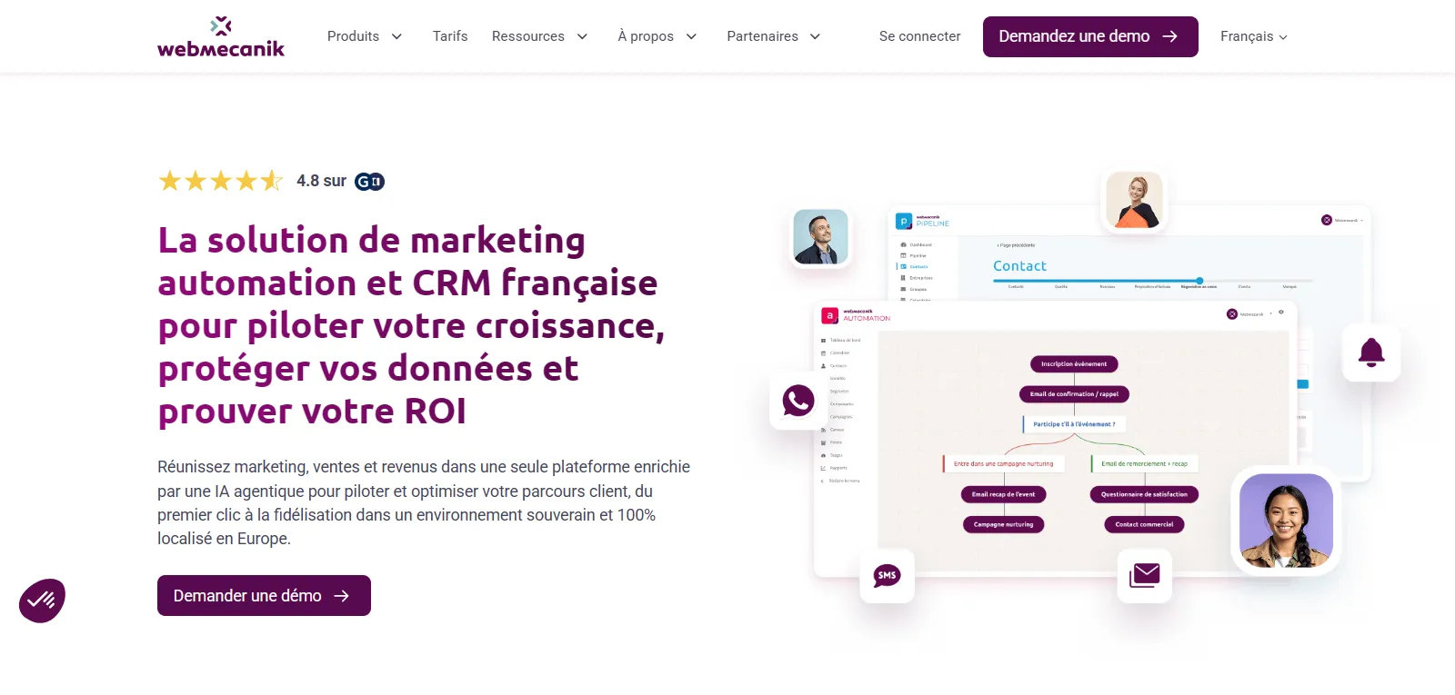 Capture d'écran de Webmecanik