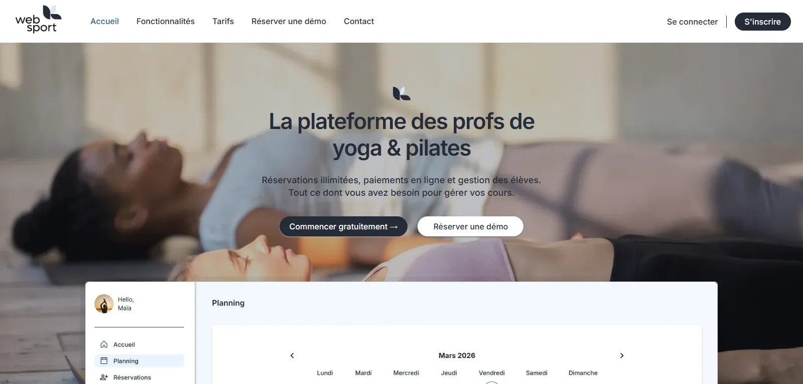 Capture d'écran de Web Sport App
