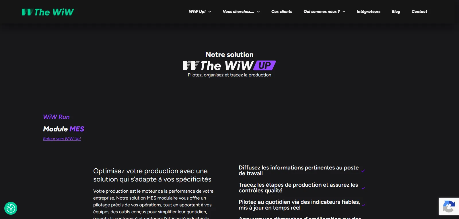 Capture d'écran de WiW Run