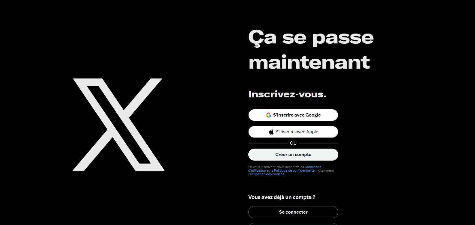 Screenshot de X (Twitter)