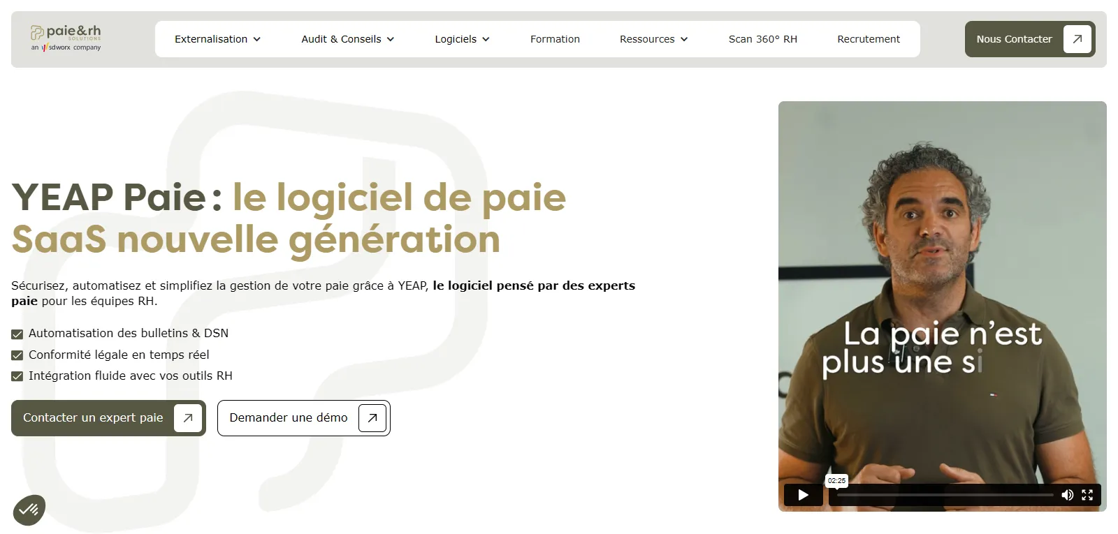 Capture d'écran de Yeap Paie