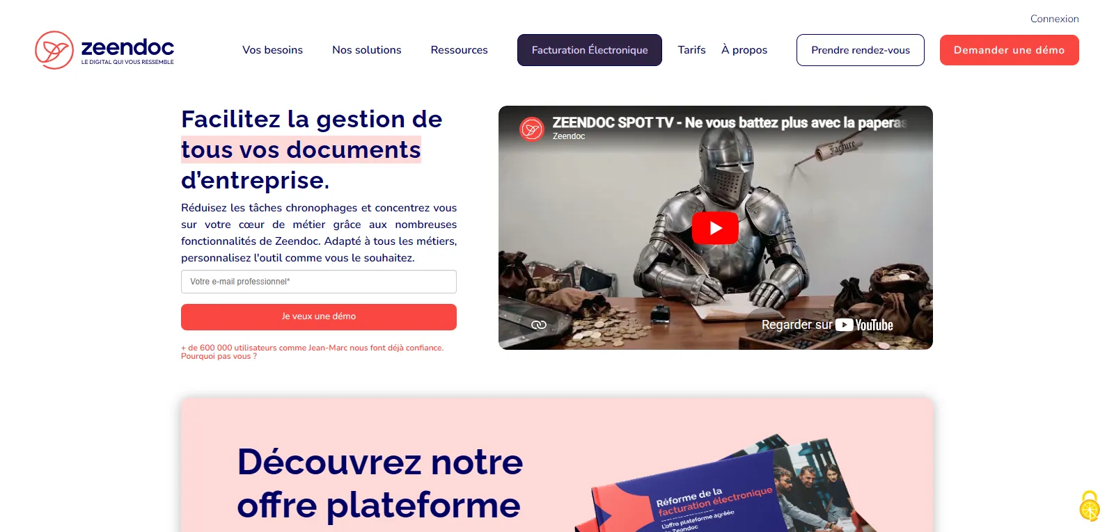 Capture d'écran de Zeendoc