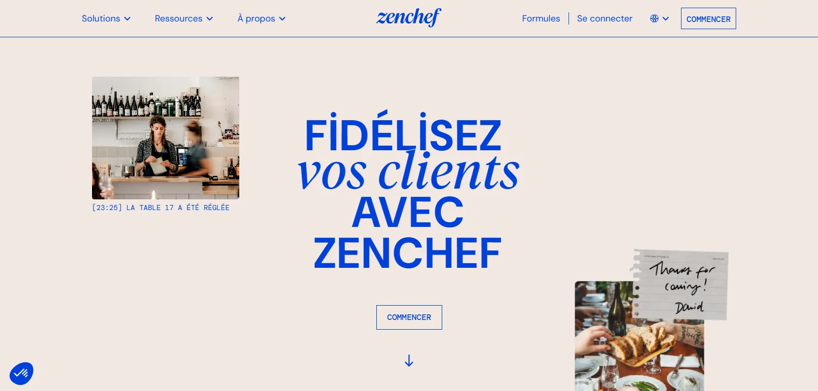 Capture d'écran de Zenchef